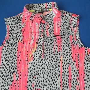 Jamie Sadock sleeveless golf shirt